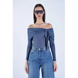 Trend Alacati Stili Ženska bluza Alc-X15152, Tamnoplava