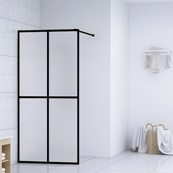 Pregrada za tuširanje od mutnog kaljenog stakla 90 x 195 cm