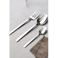 Hermia Set pribora za jelo, 18 komada, Srebrne boje