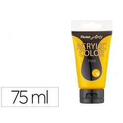 PENTEL akrilna boja 75ml tamno žuta