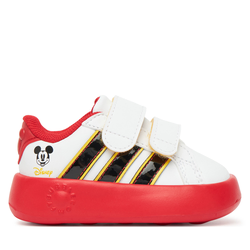 Adidas Patike za dečake Grand Court Mickey Cf I, JQ8070, Crveno-bele