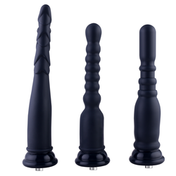 HiSmith HSA01 Anal Training Kit Silicone KlicLok Black 3 pcs