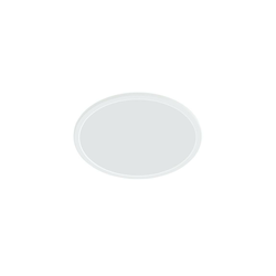 PHILIPS Superslim Cl550 bela plafonska svetiljka 18W 2700 IP44, 929002667801 (18820)