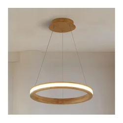 Brilagi - LED luster na sajli UMEA WOOD LED/30W/230V prečnik 40 cm drvo