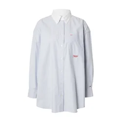 Tommy Jeans Bluza svetlo modra/bela