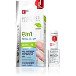 Eveline Lak za nokte 8u1 Sensitive, 12ml