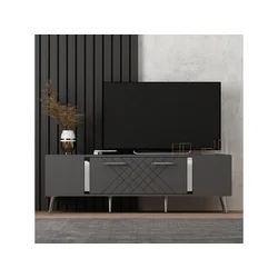 Hanah Home HANAH HOME Detas - Anthracite, Silver TV omarica, (20868029)