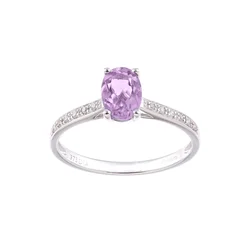DIAMANT LETERNEL Prstan srebrna