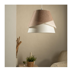 ONLI - Luster na kablu POLLON 1xE27/15W/230V braon/krem/bež
