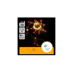 Aigostar - LED lanac 20xLED/3xAA 2m topla bela