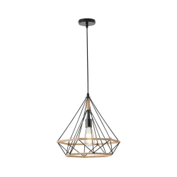 Luster na sajli FLARE 1xE27/15W/230V, bež