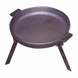 Gorenc Roštilj ploča, Sa nogama, Fi 30cm