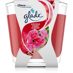 GLADE Luscious Cherry & Peony dišeča sveča 70 g