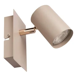 Kanlux 90780 - Zidno reflektorsko svetlo EVALO 1xGU10/10W/230V bež/zlatna