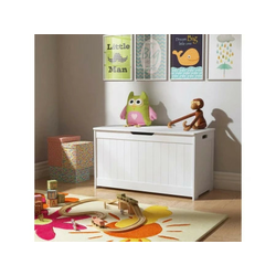 Kinder home komoda i drvena kliupa za odlaganje dečijih igračaka i knjiga bela ( JVTR-3086 )