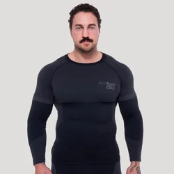 GymBeam OG1 Seamless Longsleeve Black/Grey XL