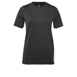 Majica kratkih rukava Reebok za žene, boja: crna