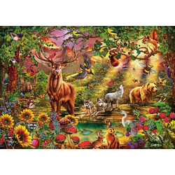 Art puzzle - Puzzle Marchetti: Enchanted Forest - 1 000 kosov