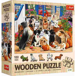 Trefl - Puzzle Doggy Freindship leseni - 1 000 kosov