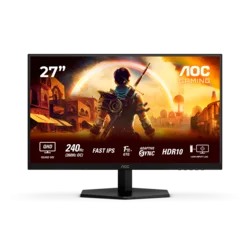 Monitor AOC Q27G42ZE 27/IPS/2560x1440/260Hz/1ms GtG/HDMI,DP/G-sync/VESA/crna