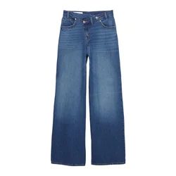 Pull&Bear Kavbojke moder denim
