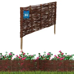 shumee Vrtna ograja Palisadna obroba Pletena ograja 60 x 30