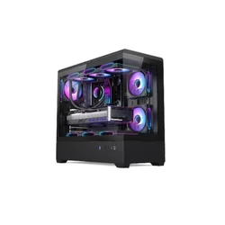 STARS SOLUTIONS Gaming Kuciste Stars Solution S04 Crno/ Tempered Glass 3x12cm Argb