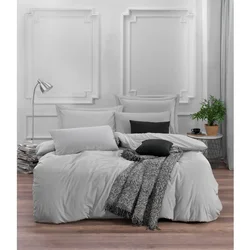 Solid - Sivi King Posteljina Set