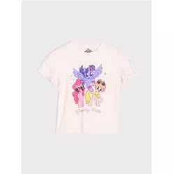 Sinsay - Pamučna majica sa printom My Little Pony - pastelno roze