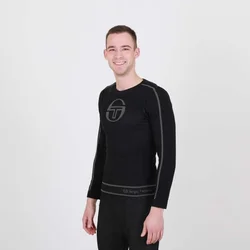Sergio Tacchini Muška ski majica dugih rukava Zander, Crna
