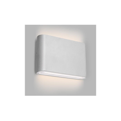 LED2 - LED spoljno zidno svetlo FLAT 2xLED/3W/230V IP65 belo