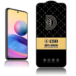 Diamond antistatičko kaljeno staklo za Xiaomi Redmi Note 10 5G - Crna KP24208