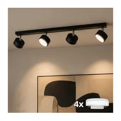 Brilagi - LED spot svetiljka MONO 4xGX53/30W/230V crna