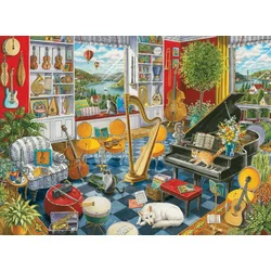 Ravensburger - Puzzle Glasbena soba - 500 kosov