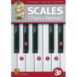 STINSON:SCALES FOR PIANO & KEYBOARD + CD+ DVD