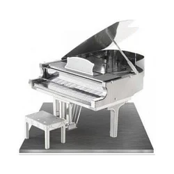 Kovinska zemlja 3D kovinski model Piano