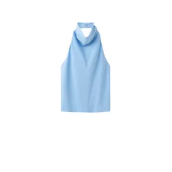 MANGO Top DALIAS svetlo modra