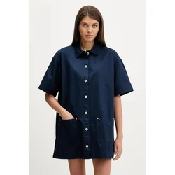 Bombažna obleka Tommy Jeans