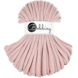 Bobbiny Jumbo 9 mm 30 m Pastel Pink Vrvica