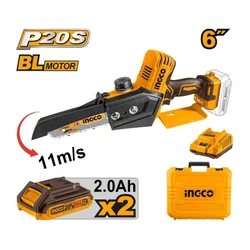 Ingco cgsli20686 aku mini lančana testera 6 super ( CGSLI20686 )