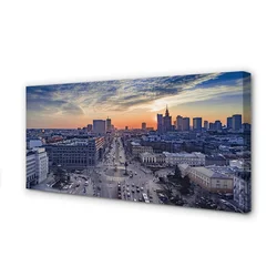 tulup.si Slika na platnu Varšave nebotičnikov sunset 140x70 cm