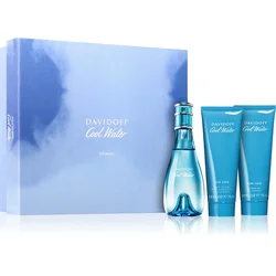 Davidoff Ženski parfemski set Cool Water 210695, EDT, 100ml + Losion za telo, 75ml + Gel za tuširanje, 75ml