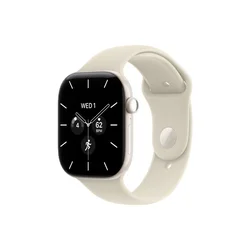 APPLE Watch Series 12 GPS + Cellular 46mm Pearl White Ceramic Case with Sand Sport Band - S/M (MJH14WF/A)