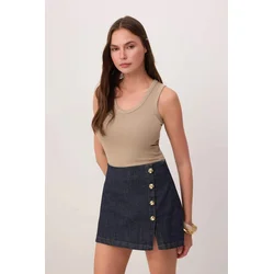 Trendyol Milla Ženska majica TWOSS25AL00022, Braon