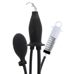 Hidden Desire Inflatable Lubricating Plug Black