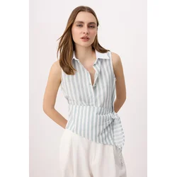 Trendyol Bluza svetlo modra / bela