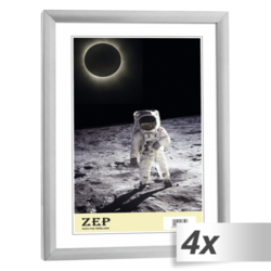 4x1 ZEP New Easy silver 30x40 Kunststoff Frame KL5