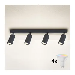 Brilagi - LED RGBW prigušiva spot svetiljka SELE 4xGU10/6W/230V antracit