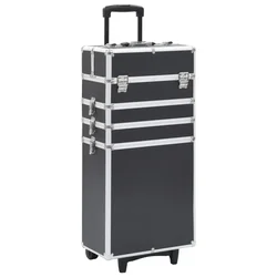 Vidaxl Voziček za ličila iz aluminija