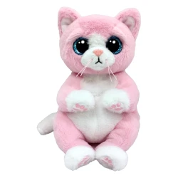TY plišana igračka,maca, roze 15 cm